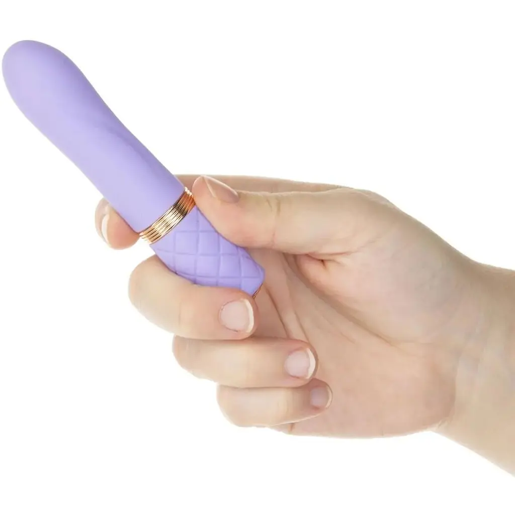Вібратор Pillow Talk Flirty Purple Special Edition Сваровська пов'язка на очі + гра - фото 7