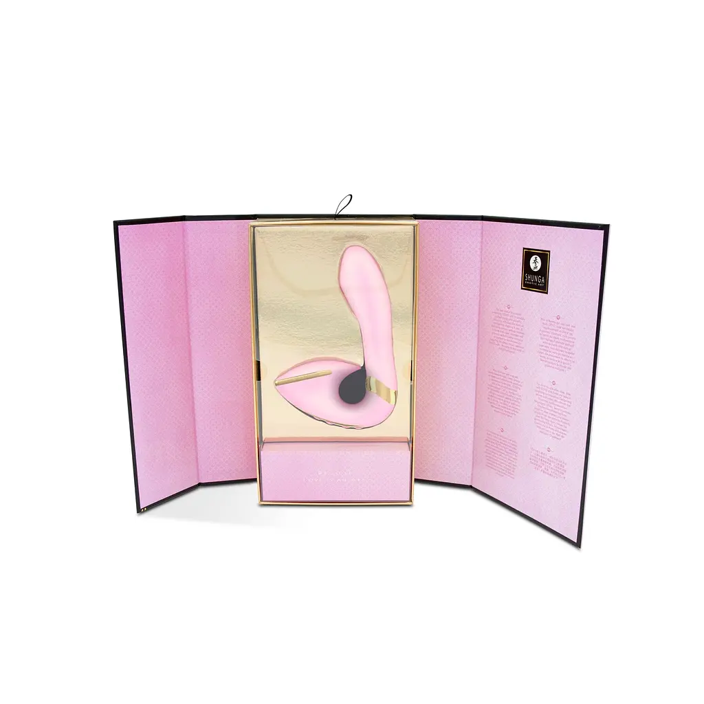 Вагінально-кліторальний вібратор Shunga Soyo Light Pink - фото 5