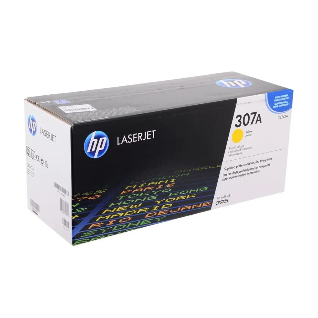 Картридж HP CLJ 307A Yellow (CE742A) - фото 2