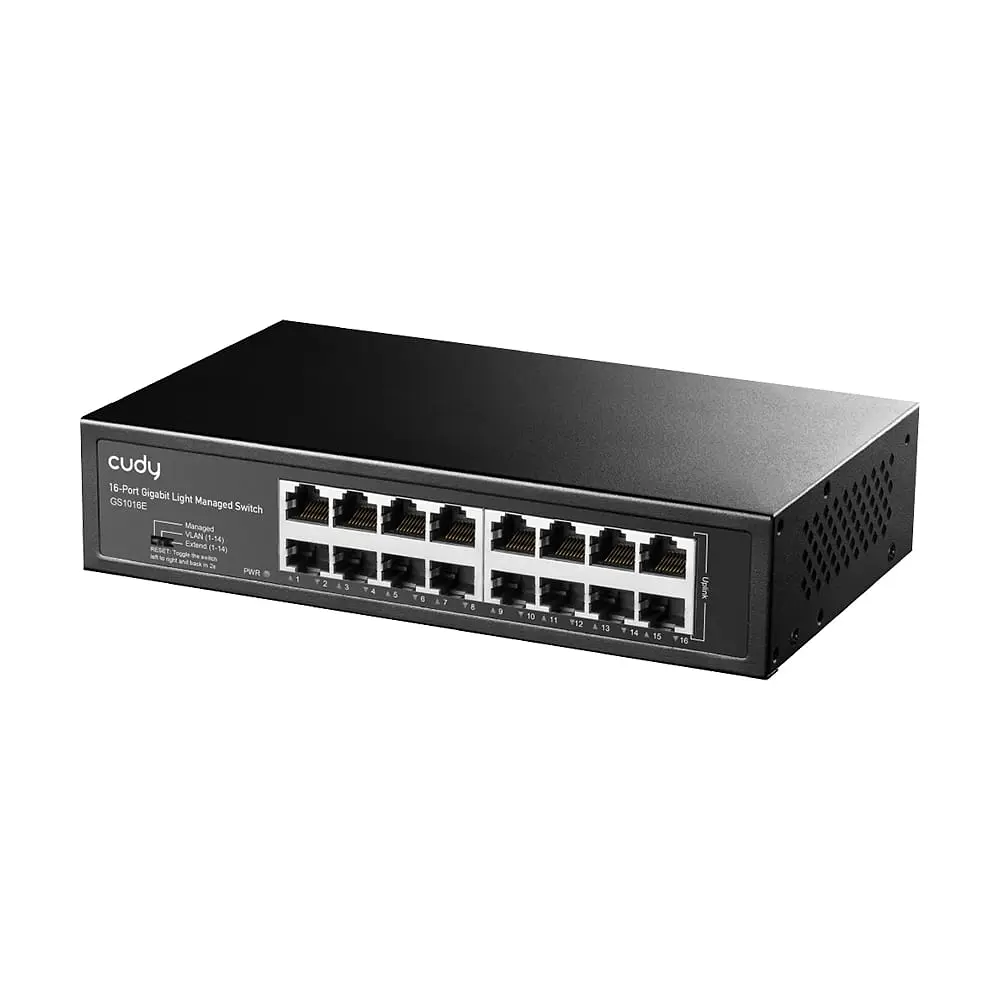Комутатор 16-портовий Cudy GS1016E гігабітний з функціями керування (73-00585) - фото 4