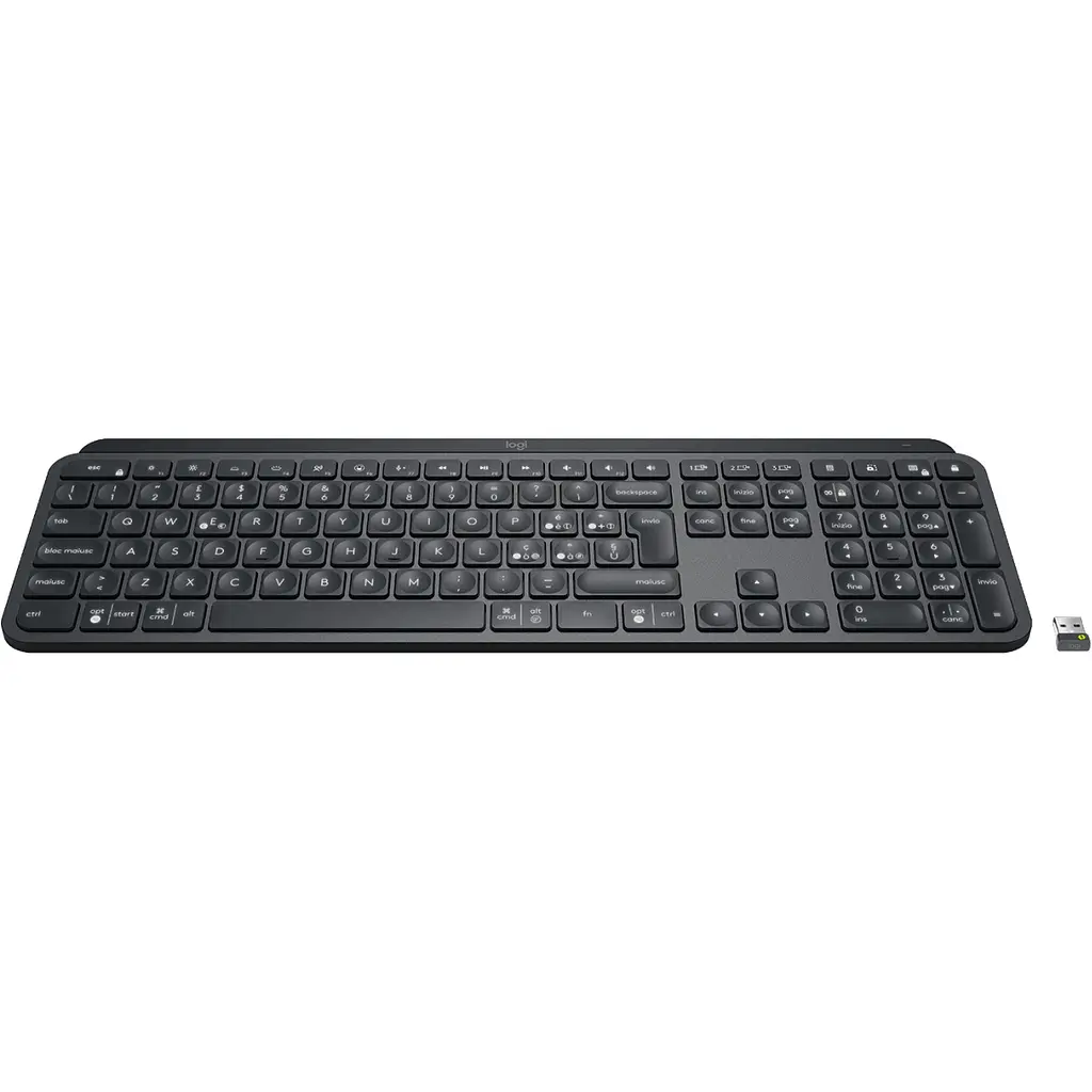 Клавиатура Logitech MX Keys Advanced for Business Illuminated ENG/UA Graphite (920-010251) [122552] - фото 2