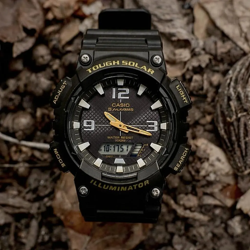 Чоловічий годинник Casio AQ-S810W-1B Чорний ( AT1141-0142 ) - фото 5
