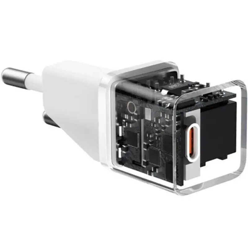 Зарядний пристрій Baseus GaN5 Fast Charger USB-C 20W white (CCGN050102) - фото 5