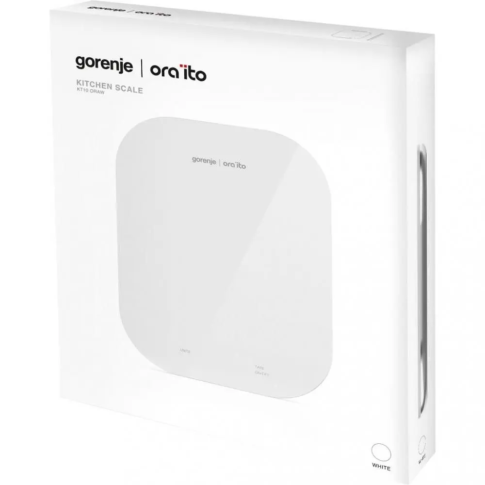 Кухонні ваги Gorenje ORA ITO KT10ORAW [56298] - фото 4