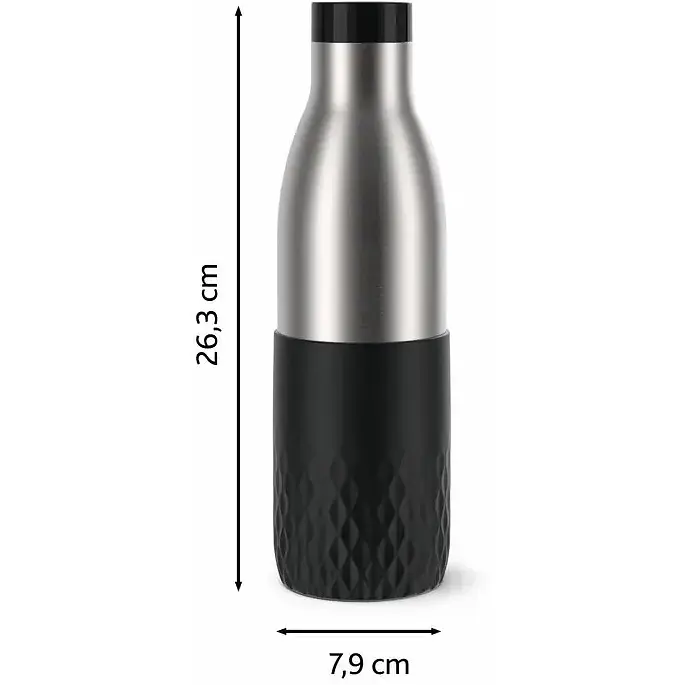 Термобутылка Tefal Bludrop 700 мл черная (N3111110) - фото 3