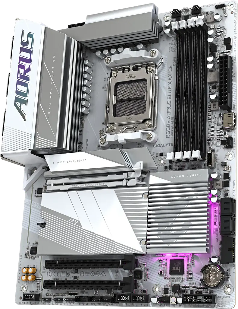 Материнська плата Gigabyte B650E Aorus Elite X AX Ice Socket AM5 (B650E A ELITE X ICE) Б/В - фото 2