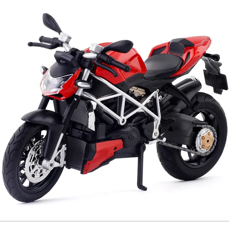 Колекційна масштабна модель мотоцикла TK Group Ducati Streetfighter S зі світлом, звуком та амортизацією 1:12 - фото 3
