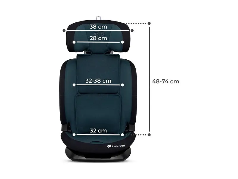 Автокрісло KinderKraft Oneto3 i-Size Graphite Black (KCONE300BLK0000) - фото 7