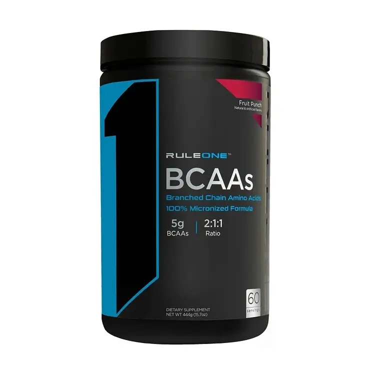 Амінокислота BCAA Rule 1 BCAA, 60 порцій - 444 г Фруктовий пунш