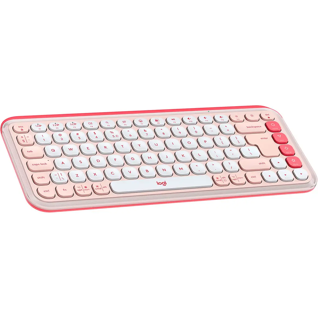 Клавіатура Logitech POP Icon Keys Bluetooth UA Rose (920-013073) [120870] - фото 2