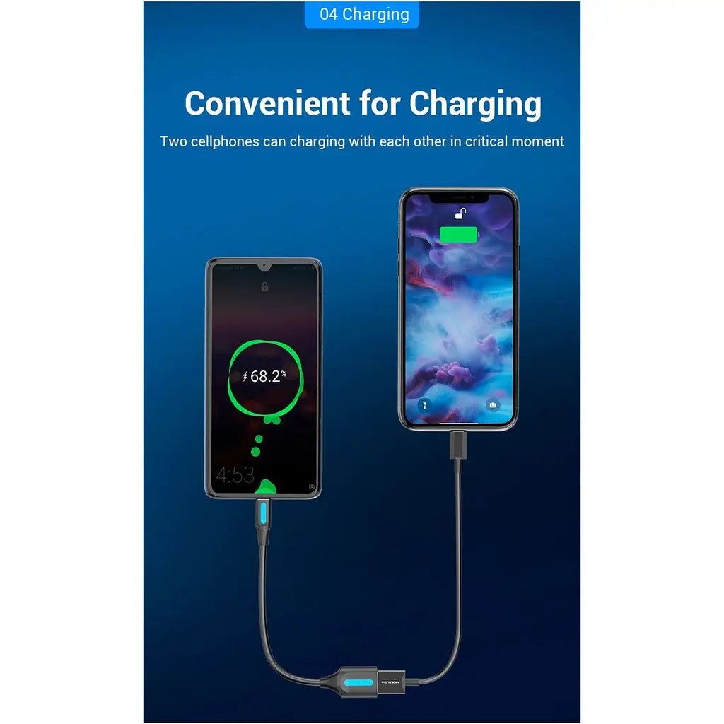 Перехідник Vention Micro-USB — USB-A 0.15 м чорний (CCUBB) [170498] - фото 5