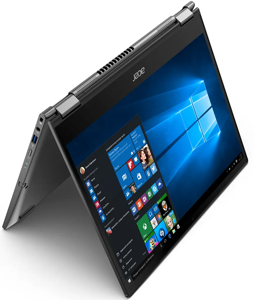 Ноутбук Acer Spin 5 SP513-54N-75ZE (NX.HQUEU.00C) Steel Gray (NX.HQUEU.00C) - фото 2
