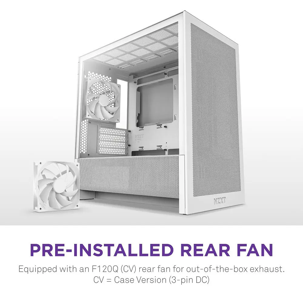 Корпус NZXT H3 Flow Білий без БЖ (CC-H31FW-01) - фото 9