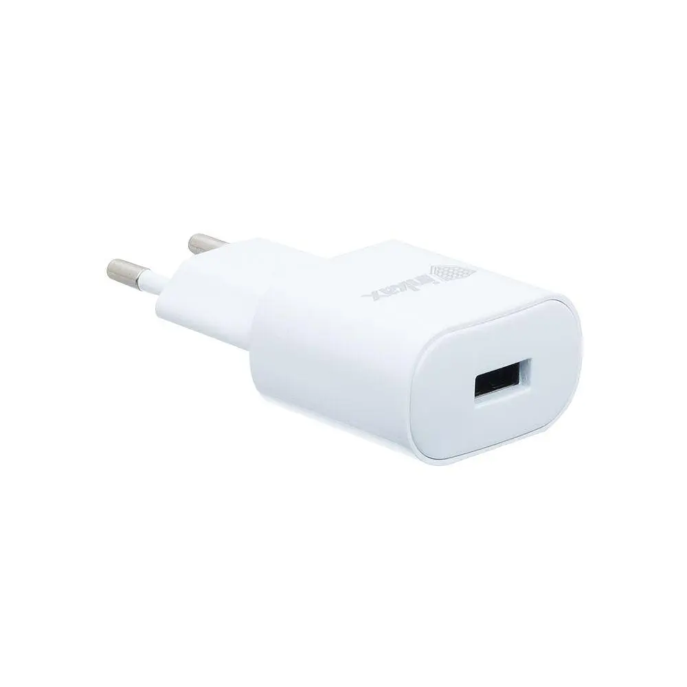 Мережеве заряджання Inkax CD-27 2.1A 1 USB + кабель Type C Білий