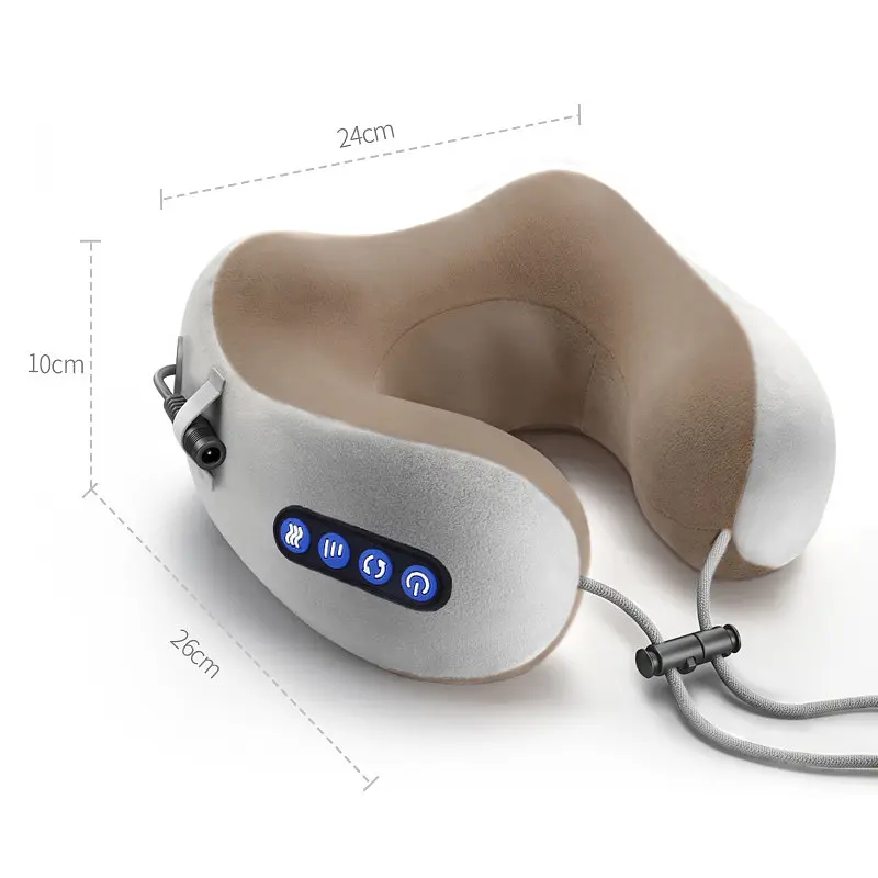 Масажер для шиї U-Shaped Massage Pillow Shake (3_03768) - фото 3