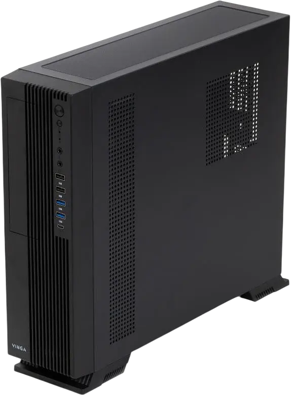Корпус Vinga CS321B 400W Black - фото 2
