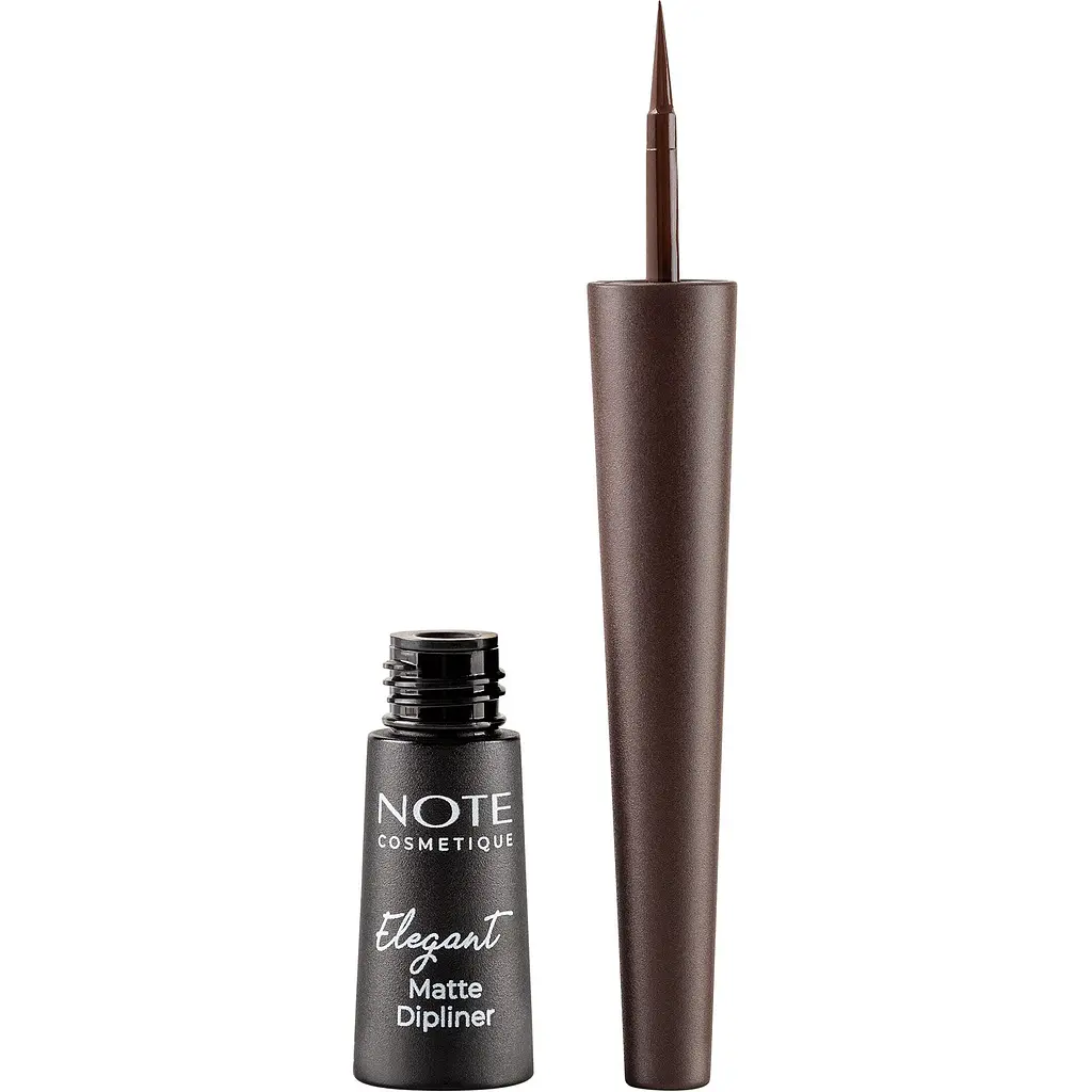 Діплайнер для очей Note Cosmetique Elegant Matte Dipliner Coffee Brown відтінок 02 коричневий 2.5 мл - фото 2