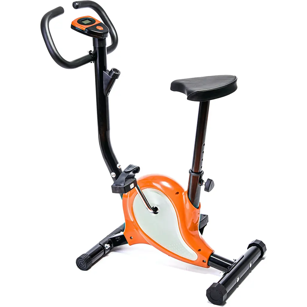 Велотренажер Fitline ES-8018 Point механический оранжевый - фото 4