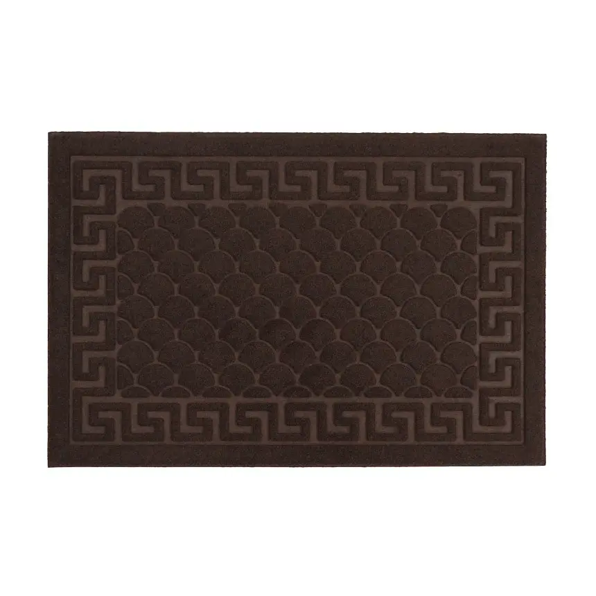 Килимок придверний Eco Fabric Луска без кромки коричневий 40 х 60 см (4060-003) - фото 3