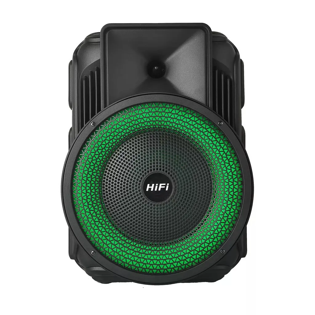 Портативна Bluetooth колонка RIAS RX-8135W 8" RGB валіза з караоке 10W Black - фото 5
