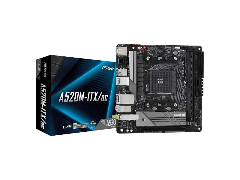 Материнская плата ASRock A520M-ITX/ac