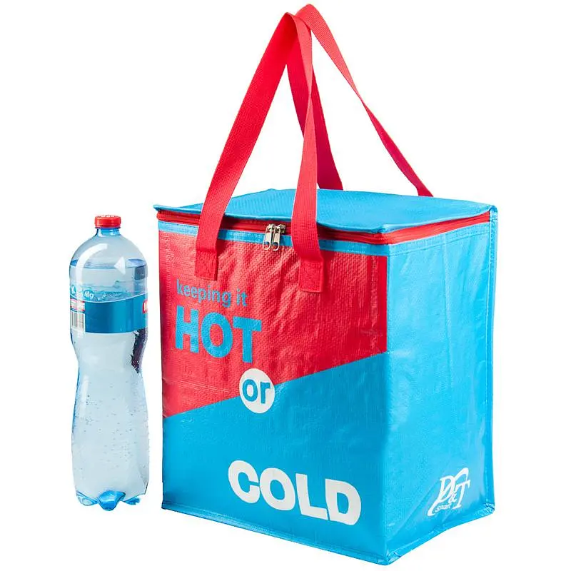 Сумка-холодильник 32х20х35 см 22 л Sannen Cooler Bag Червоно-синя - фото 4