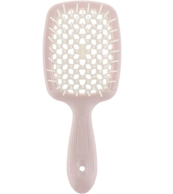 Щітка для волосся пудрова з білим Superbrush Small Janeke