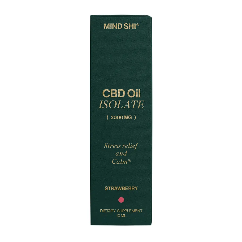 Ізолят канабідіолу Mind Shi CBD Oil Isolate Strawberry 2000 мг 10 мл - фото 5