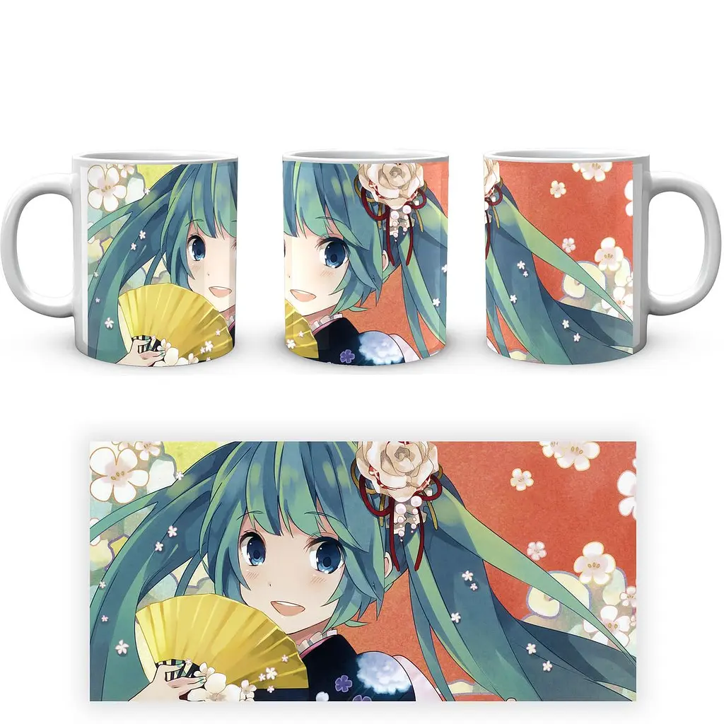 Кружка GeekLand Hatsune Miku Хацуне Мику HM 02.03 330 мл белая - фото 4