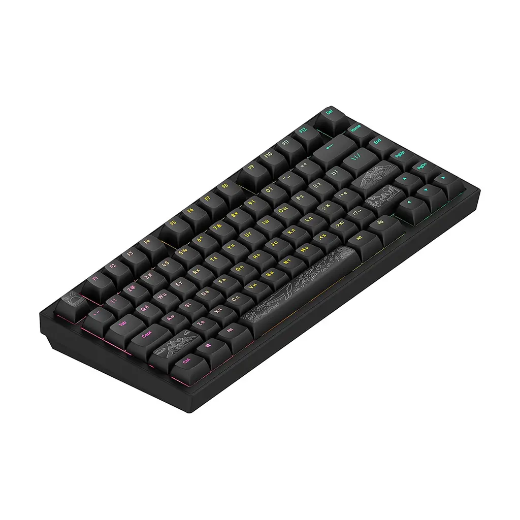 Клавіатура Dark Project ALU81 Terra Nostra PBT RGB Mech G3MS Moonstone Black (DPKB_NOSTRA_81_ANSI_BLACK_UA) - фото 5