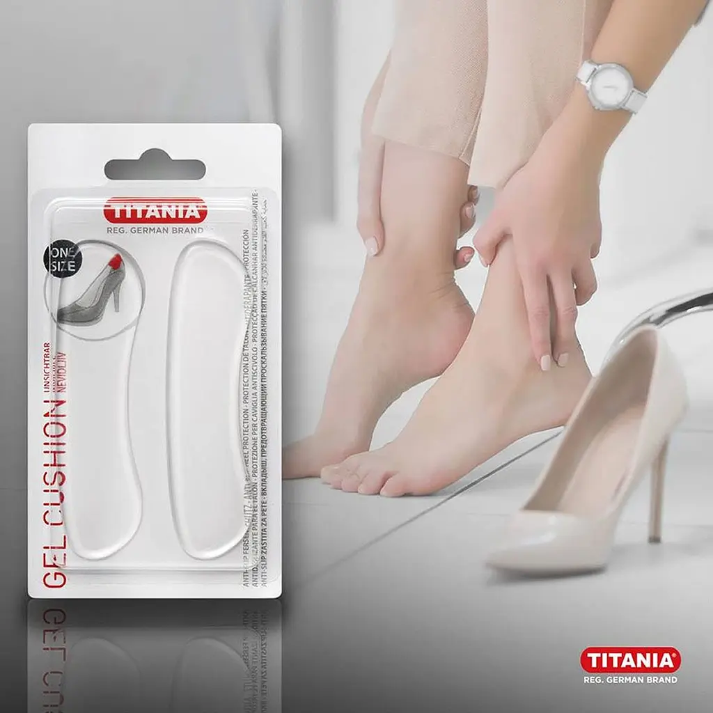 Вкладиші, що запобігають натиранню п'яти Titania Gel Cushion гелеві 2 шт. (5233) - фото 4