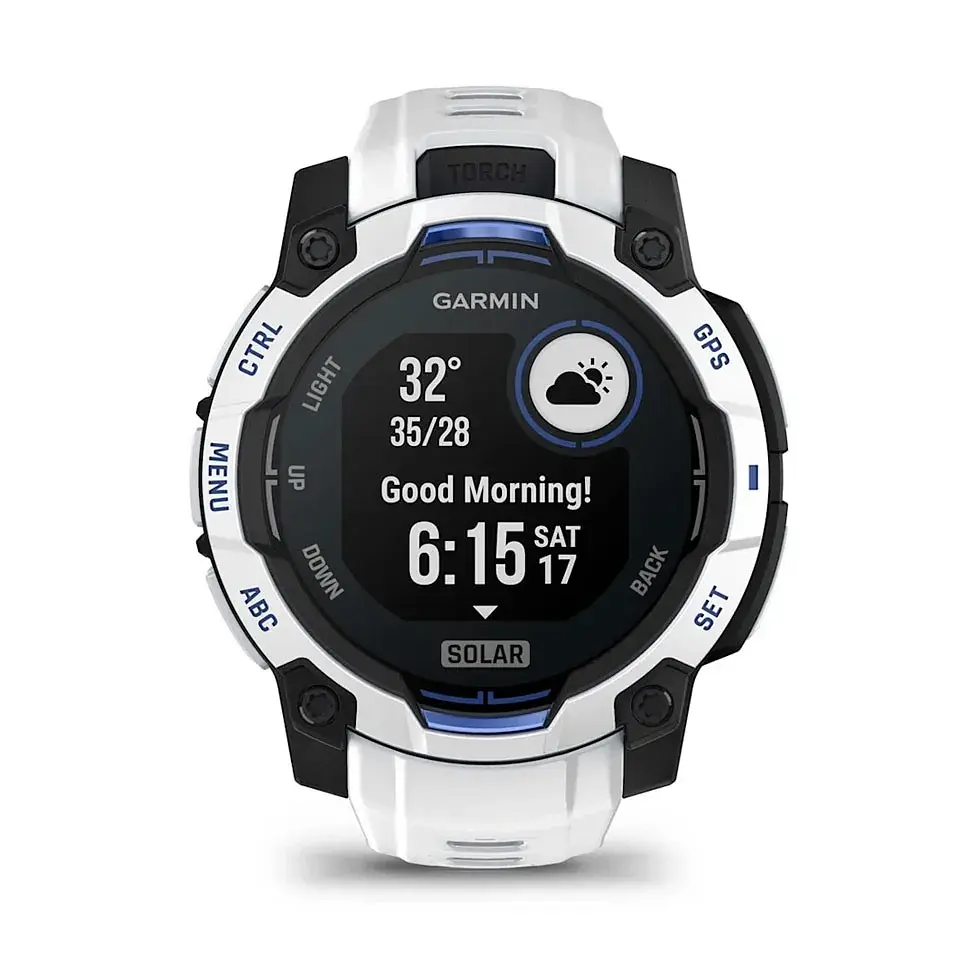 Смарт-годинник Garmin Instinct 3, 45mm, Solar, Whitestone with Whitestone Band, GPS смарт-годинник (010-02934-03) - фото 9