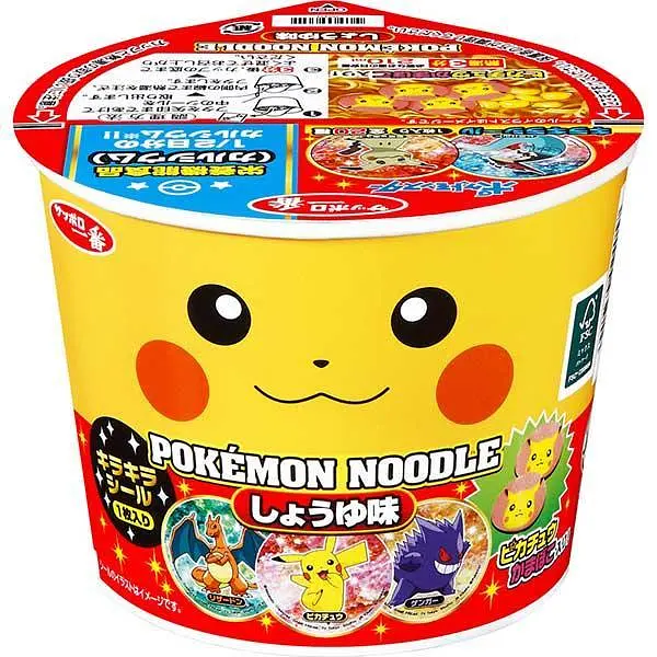 Локшина швидкого приготування Sanyo Foods Sapporo Ichiban Pokemon зі смаком соєвого соусу 38г