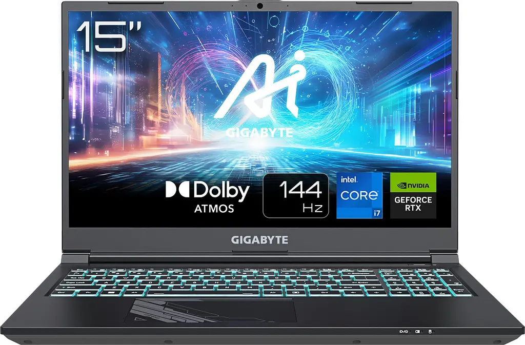 Ноутбук GIGABYTE G5 KF 2024 (15.6 1920x1080, Intel Core i7-13620H, 32 Gb, 1 Tb, RTX 4060, Win11, вживаний) Iron Gray (G5 KF5-H3KZ354KH_)