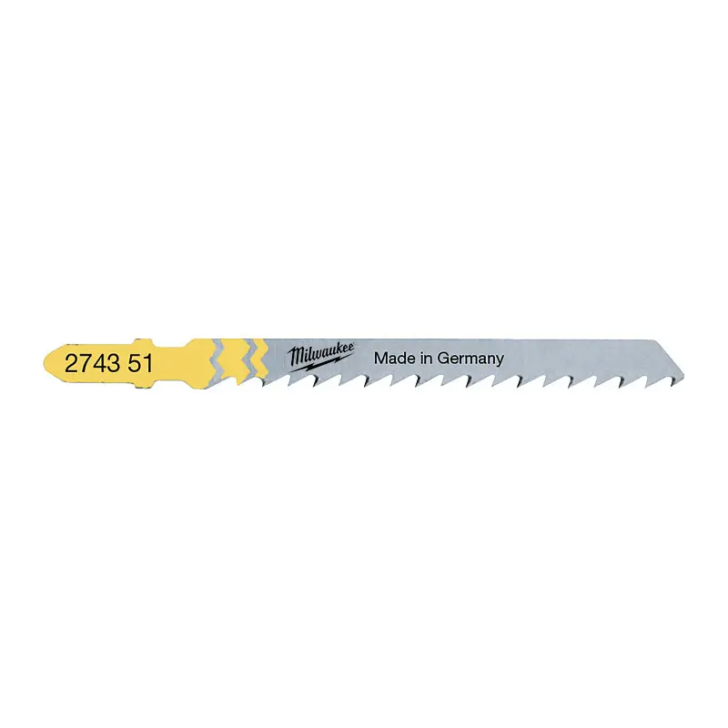 Полотна для лобзиків T101D MILWAUKEE, 75х4,0мм, (5шт), (деревина, чистий різ) - фото 3