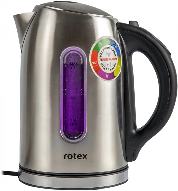 Електрочайник Rotex RKT78-S Smart 1.7 л нержавіюча сталь - фото 8