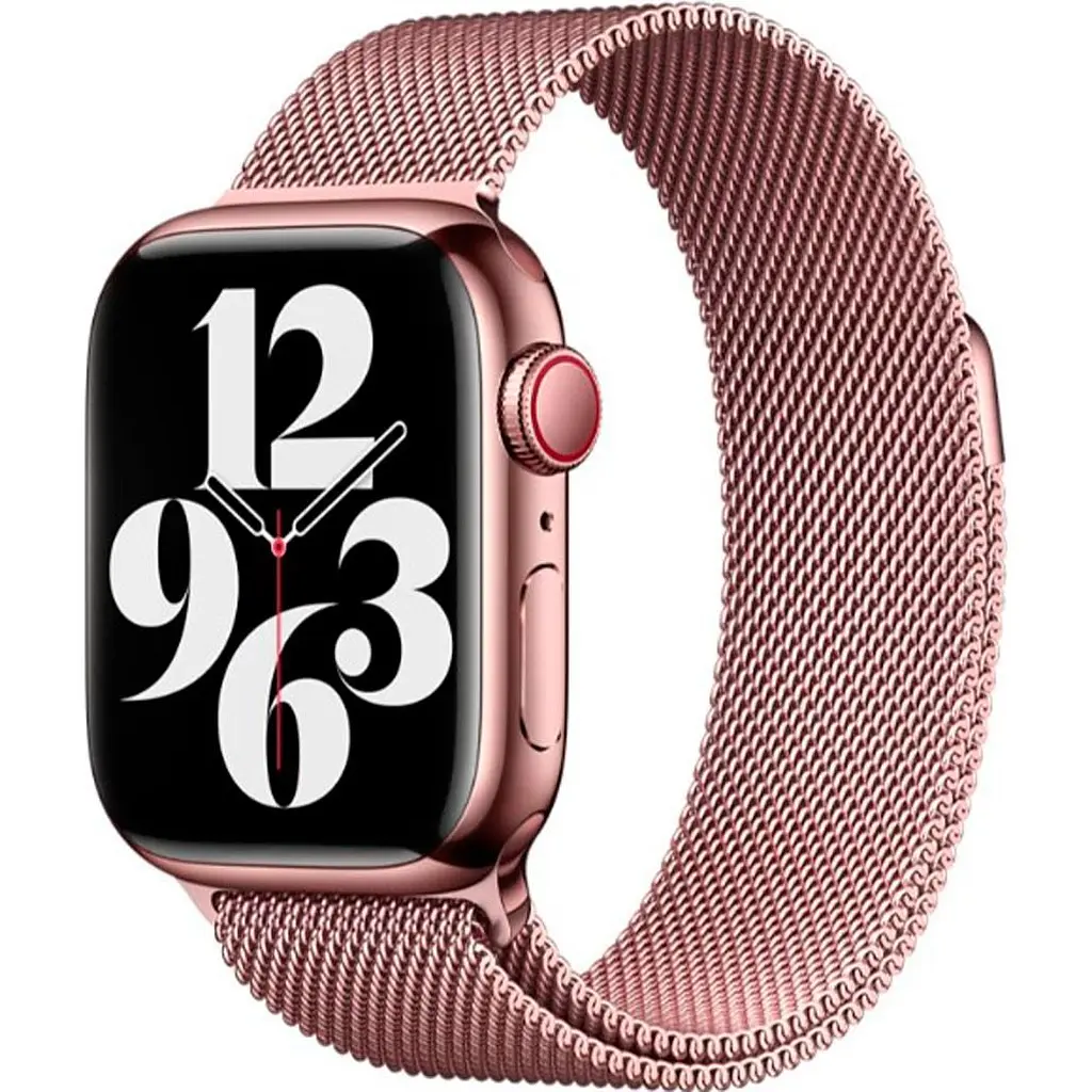Ремінець DK Metallic Band Milanes Loop Magnetic для Apple Watch 38mm Rose [47169] - фото 2