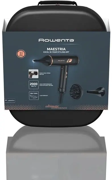 Фен Rowenta Ultimate Experience Maestria 2000 Вт чорний (CV9920F3) - фото 6