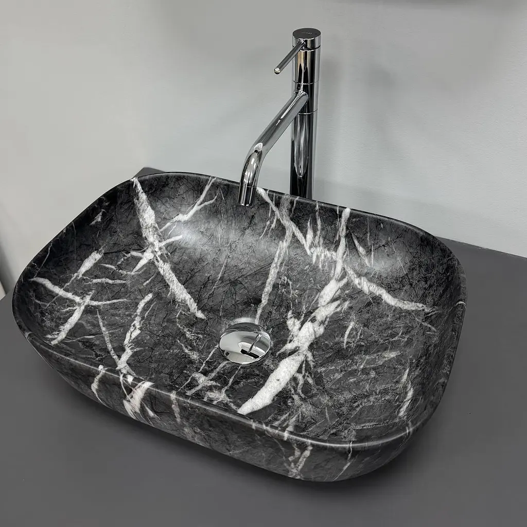 Умивальник VBI Ravenna накладний 46x33.5 см black opal matt VBI-011233 - фото 2