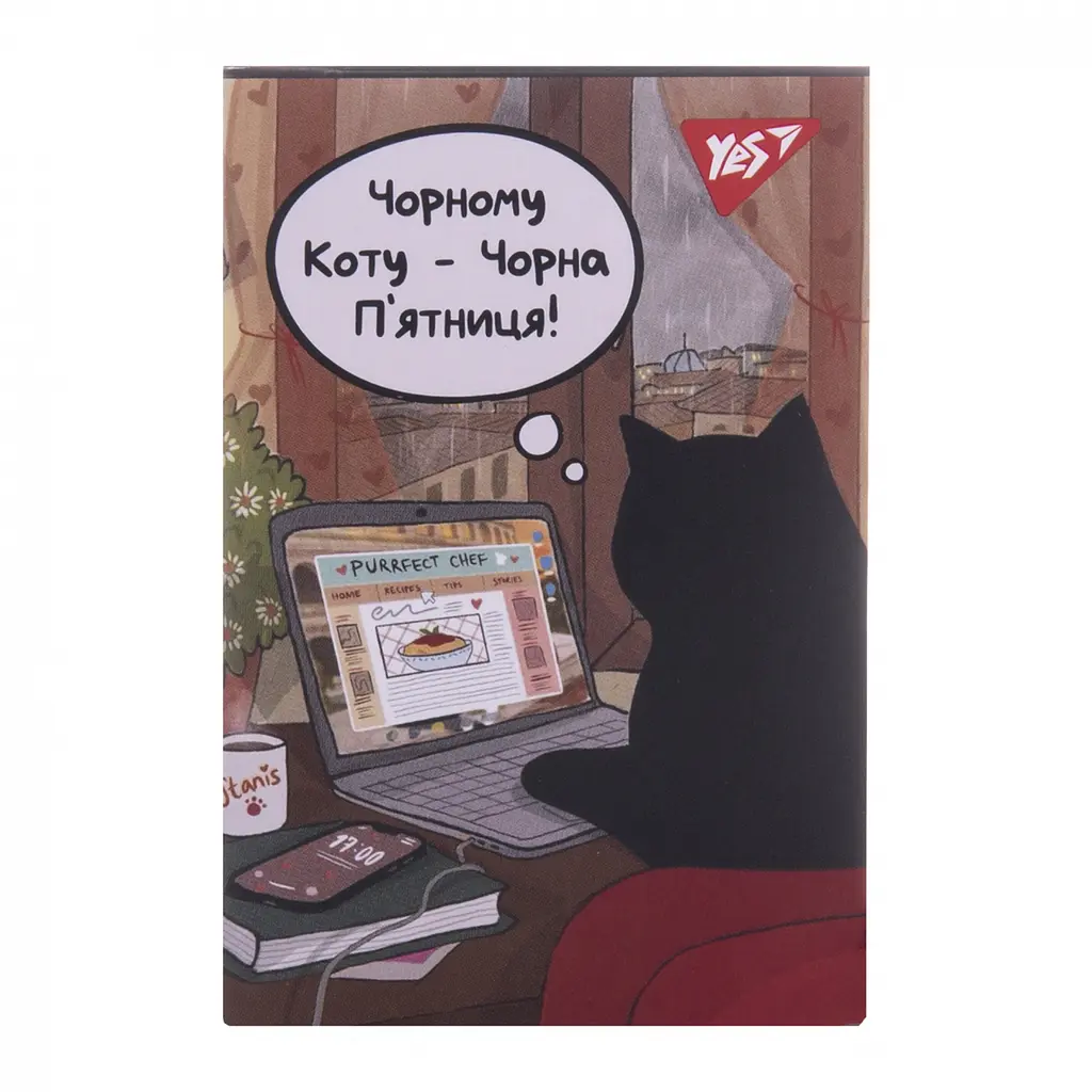 Блокнот Yes Miao life А7 48 аркушів клітинка 1 шт. в асортименті (152102) - фото 2