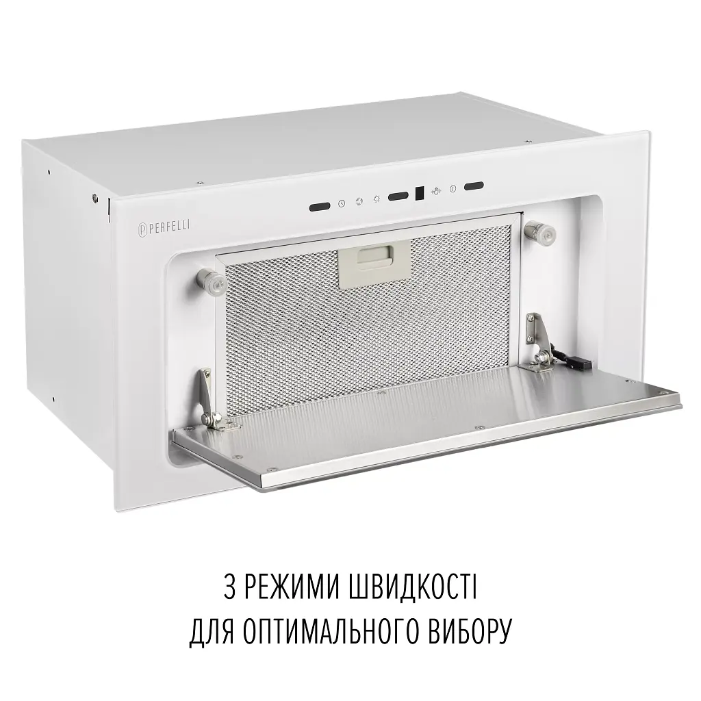 Витяжка повновбудована PERFELLI DESIGN VISION 6 BIANCO SILENZIO - фото 10