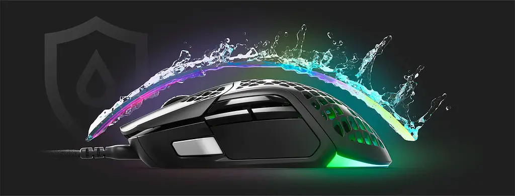 Миша ігрова SteelSeries Aerox 5 Wired USB чорна (62401) - фото 7