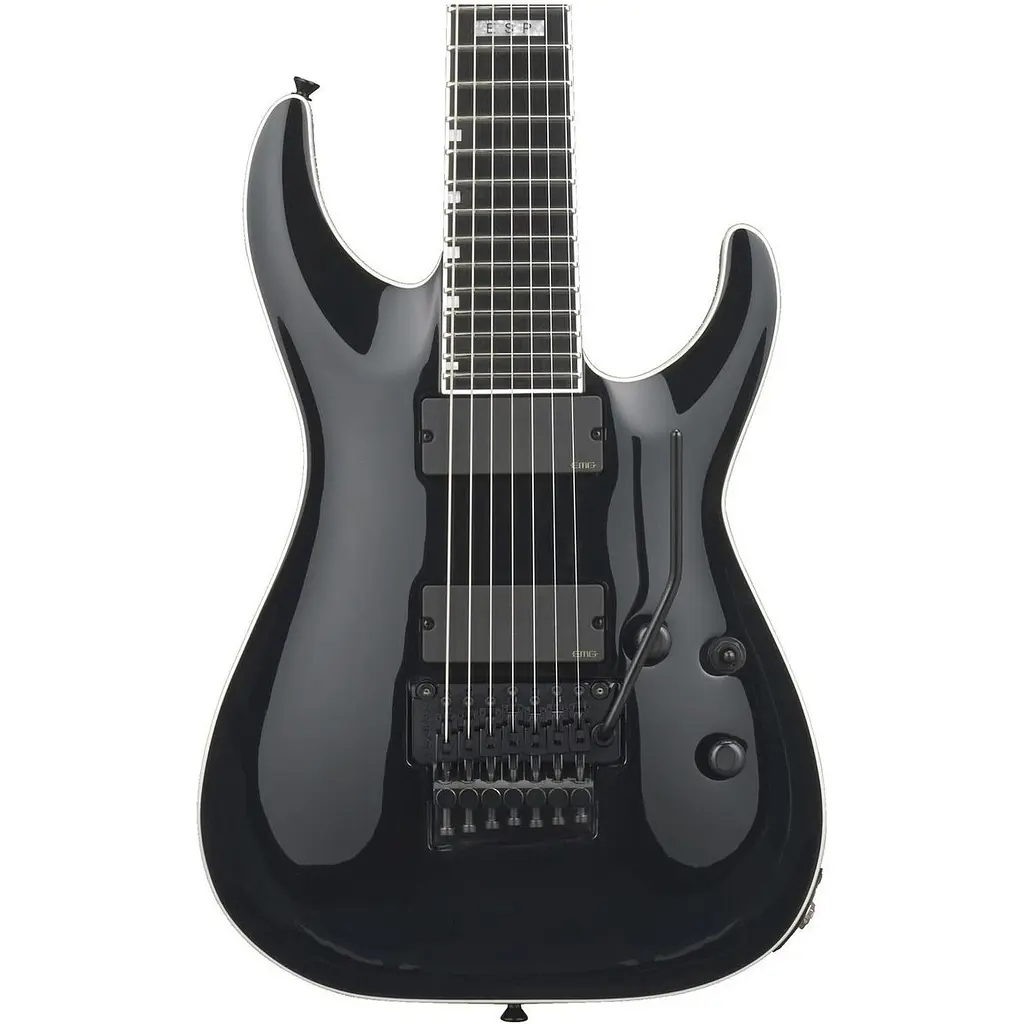 Електрогітара ESP E-II Horizon FR-7 Black [130802] - фото 6