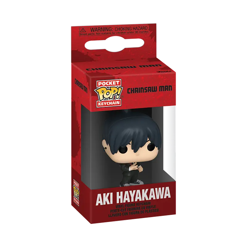 Фигурка брелок Funko Pop Человек бензопила Аки Хаякава Chainsaw Man Aki Hayakawa 4 см FP CM A142 - фото 3
