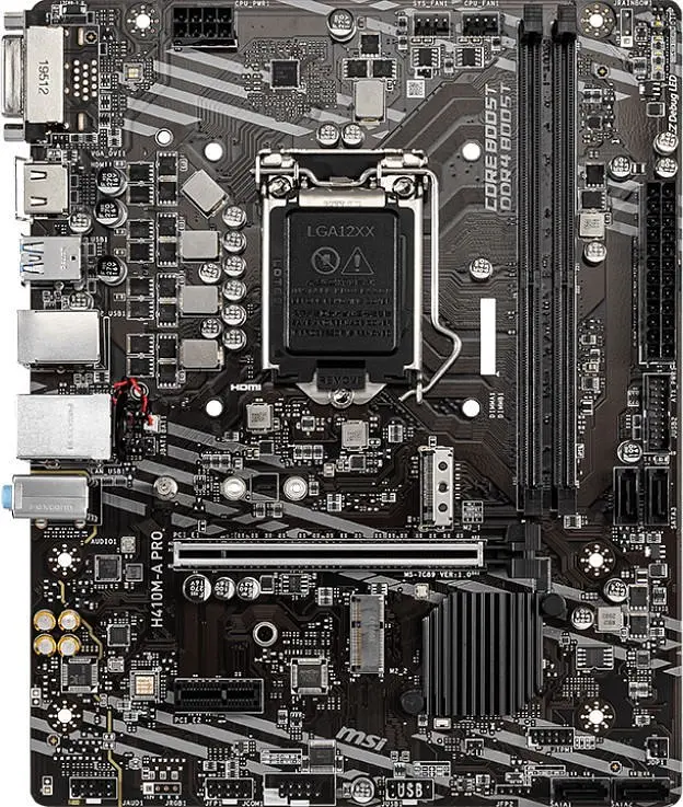 Материнська плата MSI H410M-A Pro LGA 1200 (H410M-A PRO) Б/В - фото 4