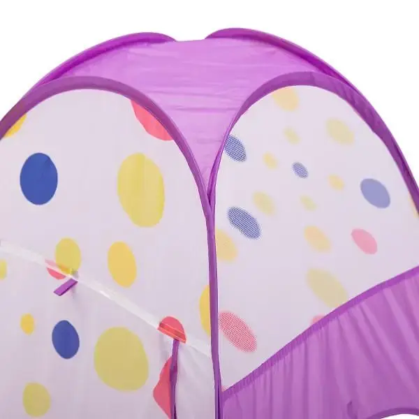 Намет дитячий ігровий LUGI HP-S-4NDV з тунелем та басейном для кульок бузковий - фото 12