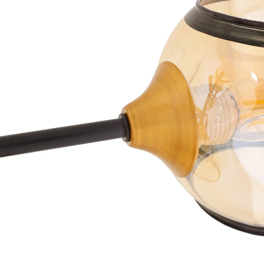 Люстра потолочная Brille Е27 180W BK/JGT (BL-699C/JGT (BL-699C/3) - фото 3