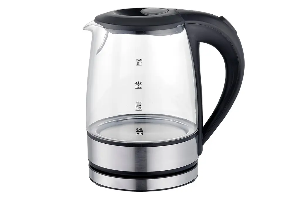 Електрочайник Maestro MR-062 скляний 1,2 л чорний (MR-062-BLACK)