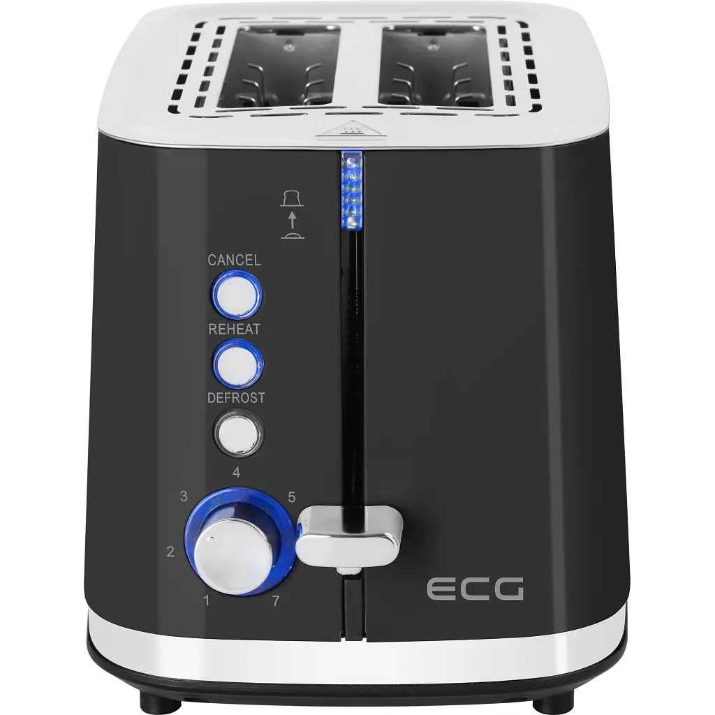 Тостер ECG ST 2766 Vintage Nero - фото 2