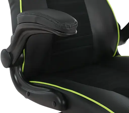 Геймерское кресло GT Racer черное с зеленым (X-2760 Black/Green) - фото 9